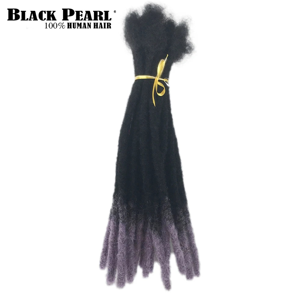 Human Hair Dreadlocks Loc Extensions Kinky Straight Wholesale Crochet Braids Brazilian Remy Hair Extensions 10 20 40 60 Strands