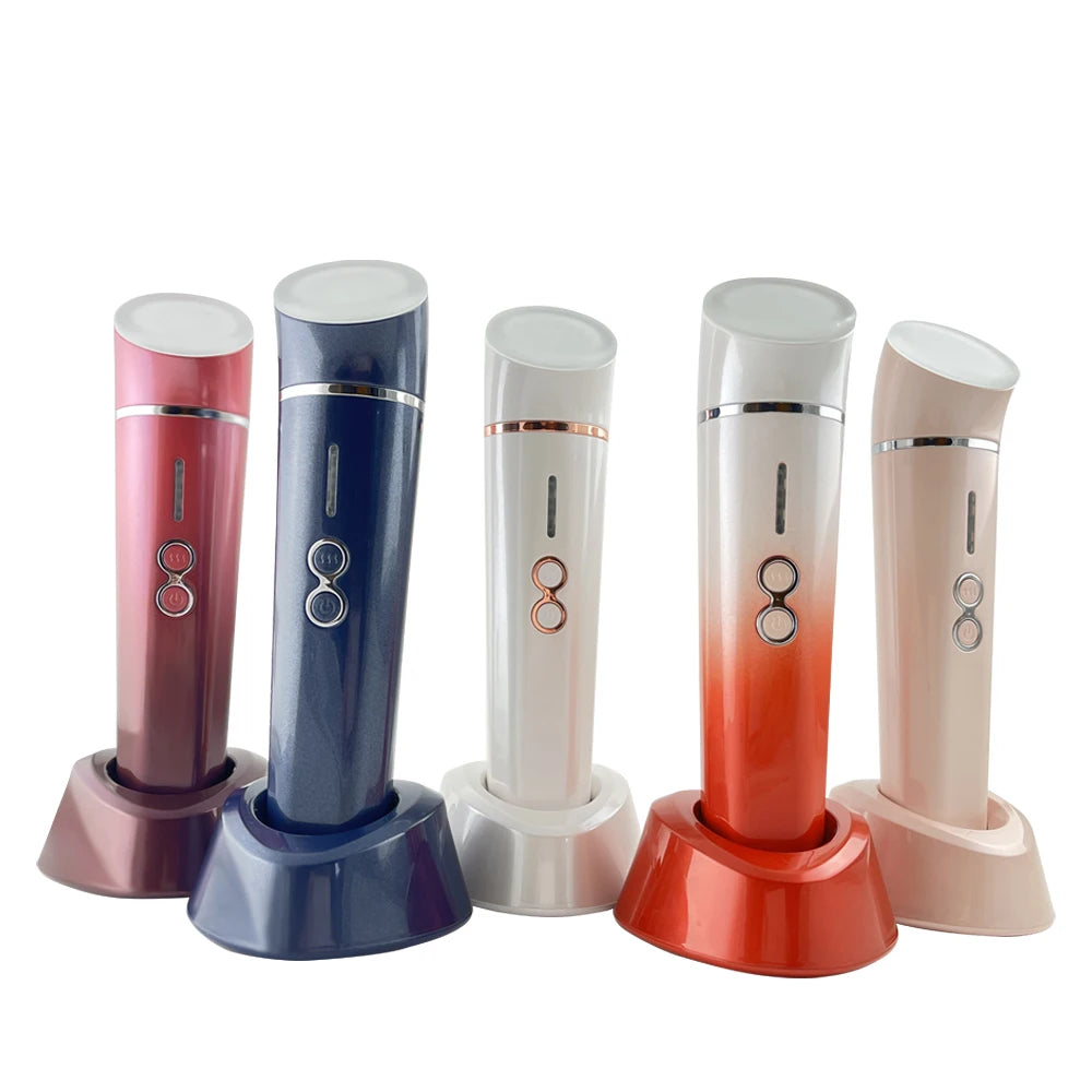 Portable Hot and Cold Massager Facial Beauty Device Pore Acne Relaxation