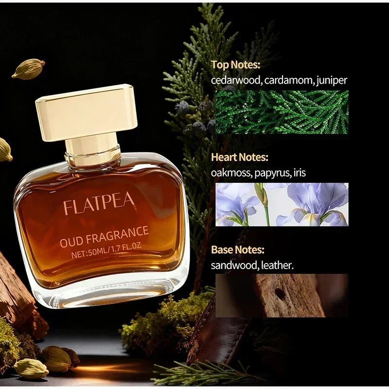 Arabian Luxury Eau de Parfum, Unisex Oud Woody Long Lasting Perfume,Leather Musk Sandalwood Scent, Strong Oriental Fragrance