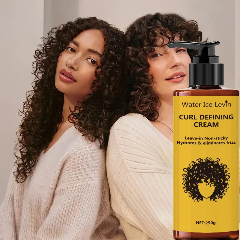 Viral Curl Definition Cream: Tames Frizz + 72H Shine | Weightless Leave-In Formula