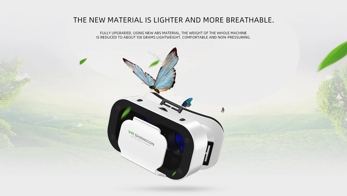 Smart Helmet Lenses 3D VR Glasses Virtual Reality Viar Goggles Headset Devices  For Cell Phone Mobile Smartphones Viewer