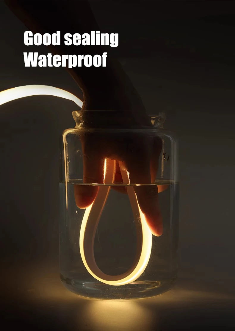 Led Neon Strip Rope Tube Waterproof Flexible Silicone Tape Diffuser for Ws2812 5050 Strip Light Home Atmosphere Decor Lighting