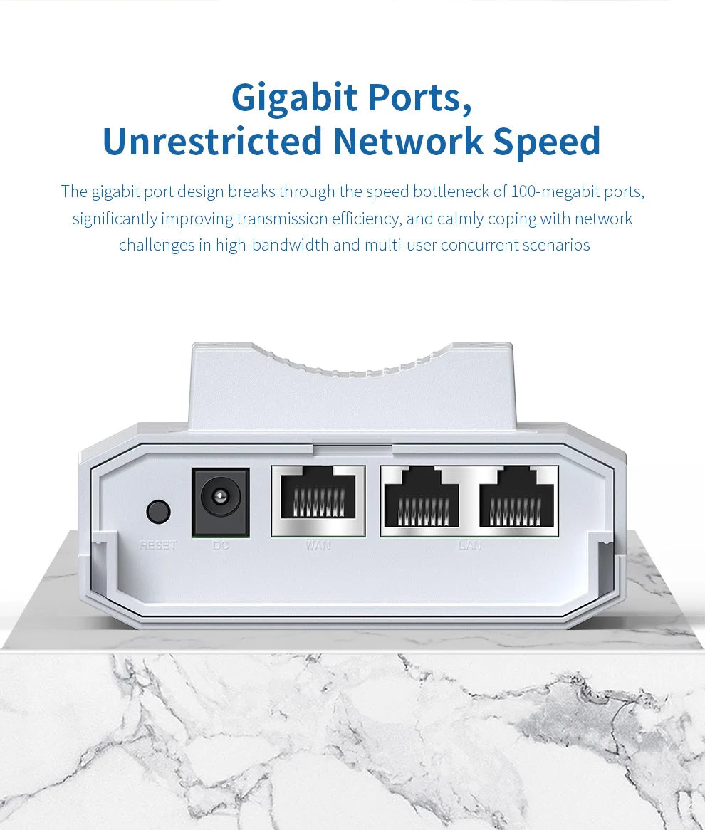 COMFAST BE3600 WIFI7 Outdoor AP Router 2.4G/5.8G Dual Band Long Range Signal Extender Amplifier Wireless Repeater Waterproof