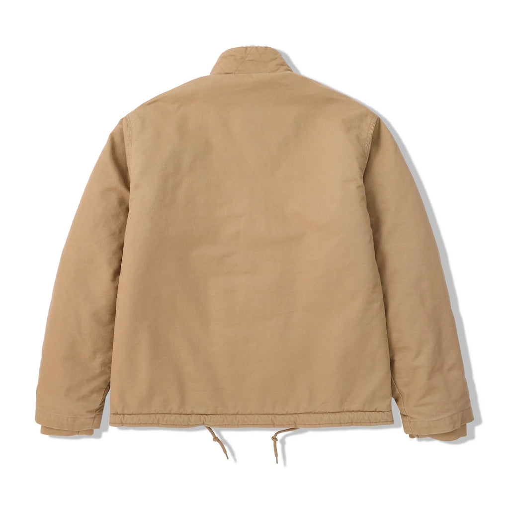1940s N1 USN Thick Winter Mens Sherpa Fleece Deck Jacket Khaki Jungle Cloth Warm Heavyweight Vintage Parka Cotton Coat For Men