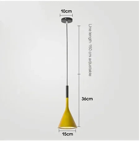 Modern Led Pendant Lights Multicolor E27 for Kitchen Fixtures Indoor Bedroom Dining Room Hanging Lamp Lampshade Home Chandeliers