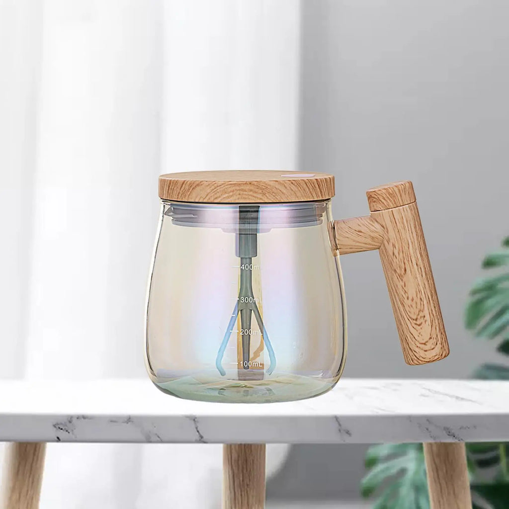 Auto Stirring Mug Self Mixing Mug 400ml Portable for Coffee Tea Milk Glass Self Mixing Coffee Mug Automatic Stirring Cup
