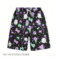 2026 Summer Rainbow Candy Series Casual Shorts Adult Large Breathable Quick Drying Beach Shorts Children Kawaii Party Dress