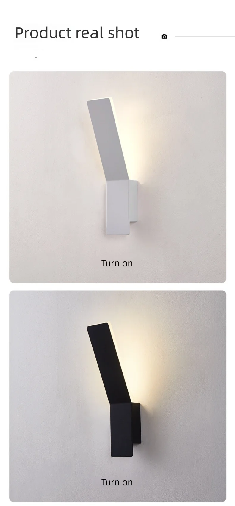 LED outdoor wall lamp IP65 modern simple waterproof hotel villa garden door creative outdoor lighting