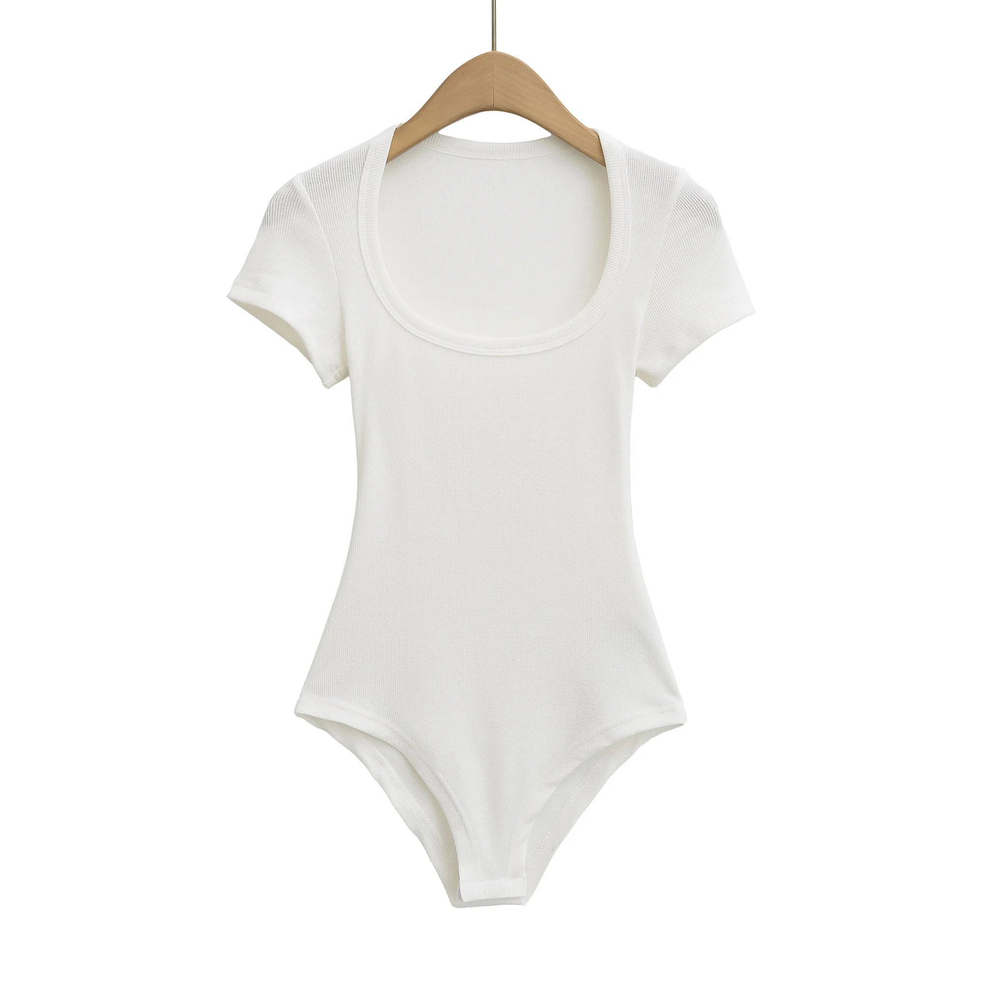 Slim Short Sleeve Women's Sexy Clothing Retro Jumpsuit Pullover Bodysuit Top Sexy Bodysuit