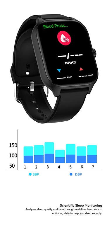 2026 New Smart Watch 2.01" HD Display Bluetooth Call Blood Oxygen Heart Rate Monitor Fitness Gift for Men Women