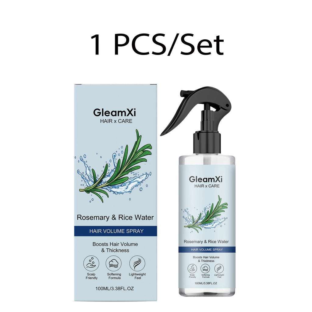 Rosemary Rice Water Volumizing Hair Spray Lightweight Non Greasy Root Boost Smooth Frizzy Hair Natural Looking Volume 200ml