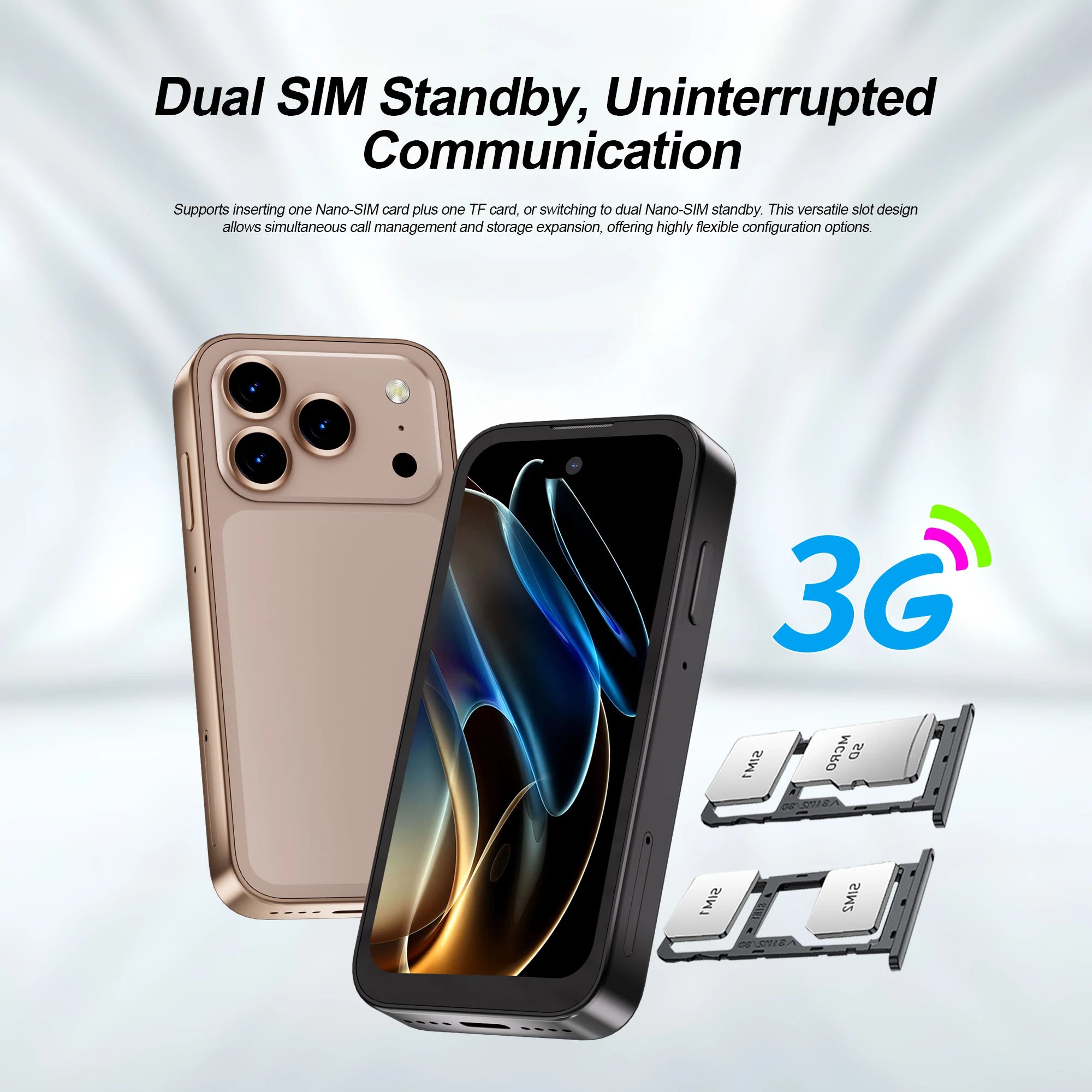 2026 NEW SERVO 17PRO MAX 3G Small Smartphone Android System Dual Camera Face Unlock APP Download Mini Smart Phones 3.75" Display