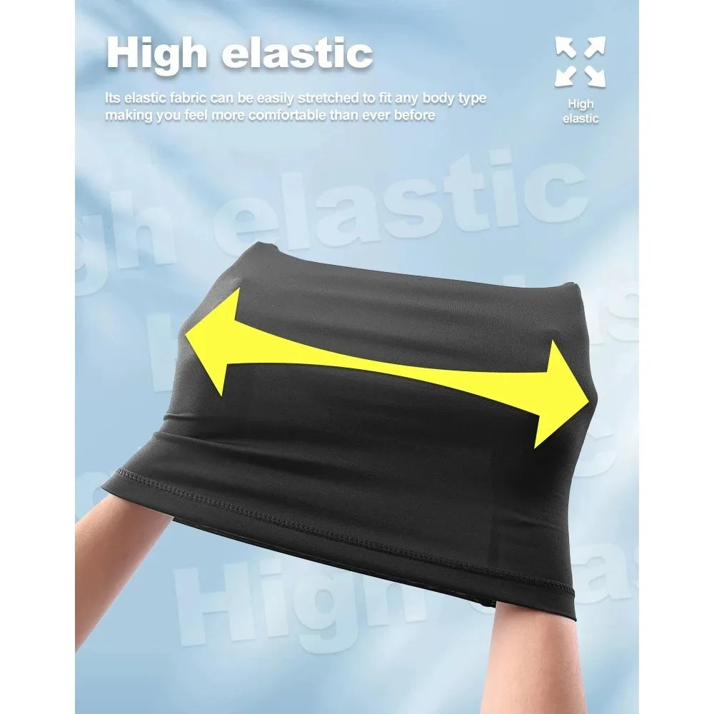 Cycling Half Face Cover Motorcycle Neck Warmer Riding Neck Gaiter Cooling Climbing Running Hiking Neck Wrap Ice Silk Dust
