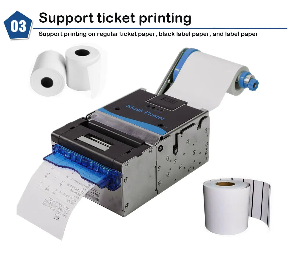 ATV&UTVHS-K55 Thermal Receipt Printer with Automatic Ticket Recycling Function That Tickets Not Be Taken Will Be Recycled