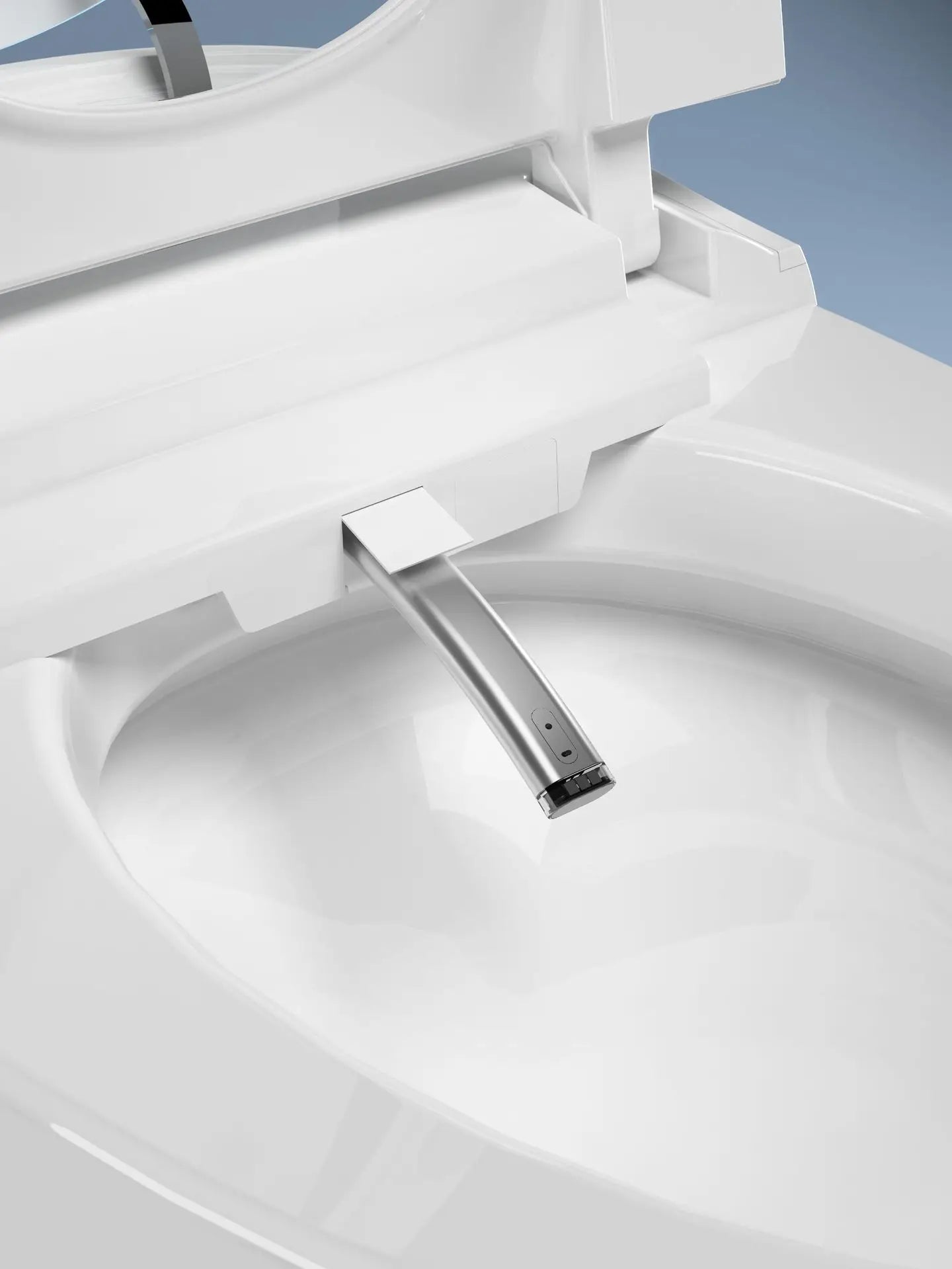 Fully automatic smart toilet integrated with built-in foam shield siphon type no water pressure limit toilet