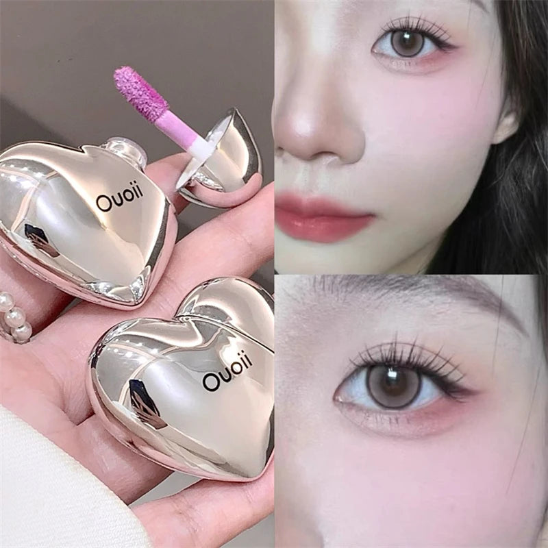 Lavender Matte Liquid Blush Velvet Heart Strawberry Peach Face Pigment Lasting Beauty Natural Cheek Tint Cream Blush Makeup