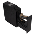 Tuya BLE Gun Safe Box Biometric Fingerprint Key Code 3-in-1 Wall Mounted Pistol Safes Box Anti theft Certified Handgun Safe
