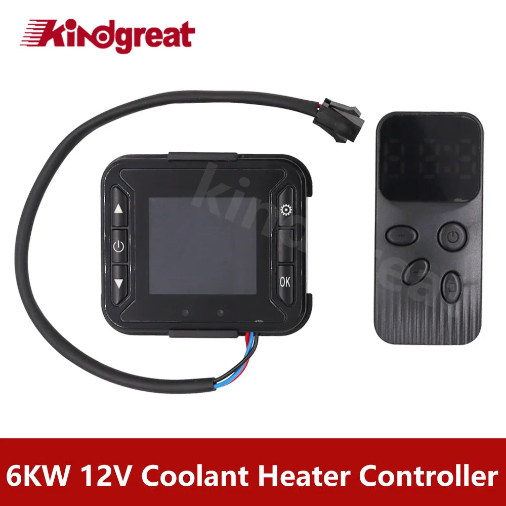 6KW 12v 24v Diesel Coolant Parking Heater LCD Switch Controller RV Car Boat Caravan Motorhome Water Heater Motherboard