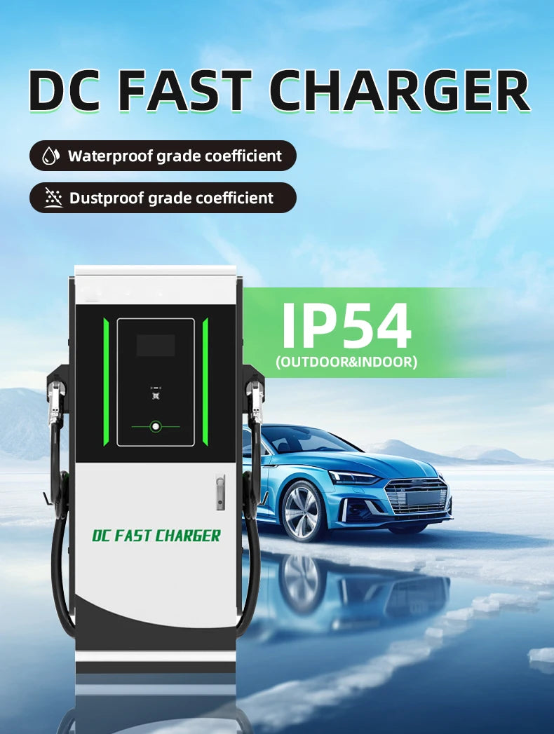 Customized GB/T DC EV Charger 30kW 60kW Column-mounted & Wall-mounted Electric Vehicle Fast Charging Station