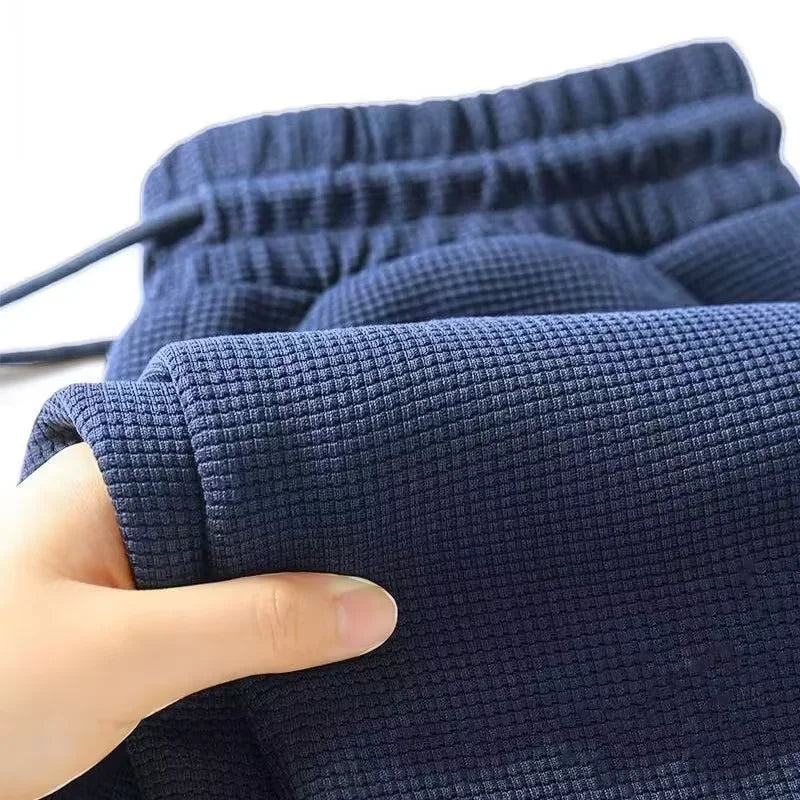 Pant Men 2026 Casual Spring/Autumn Straight-Leg Sweatpants Wide-Leg Elastic Waist Sportswear Pants Men's Clothing