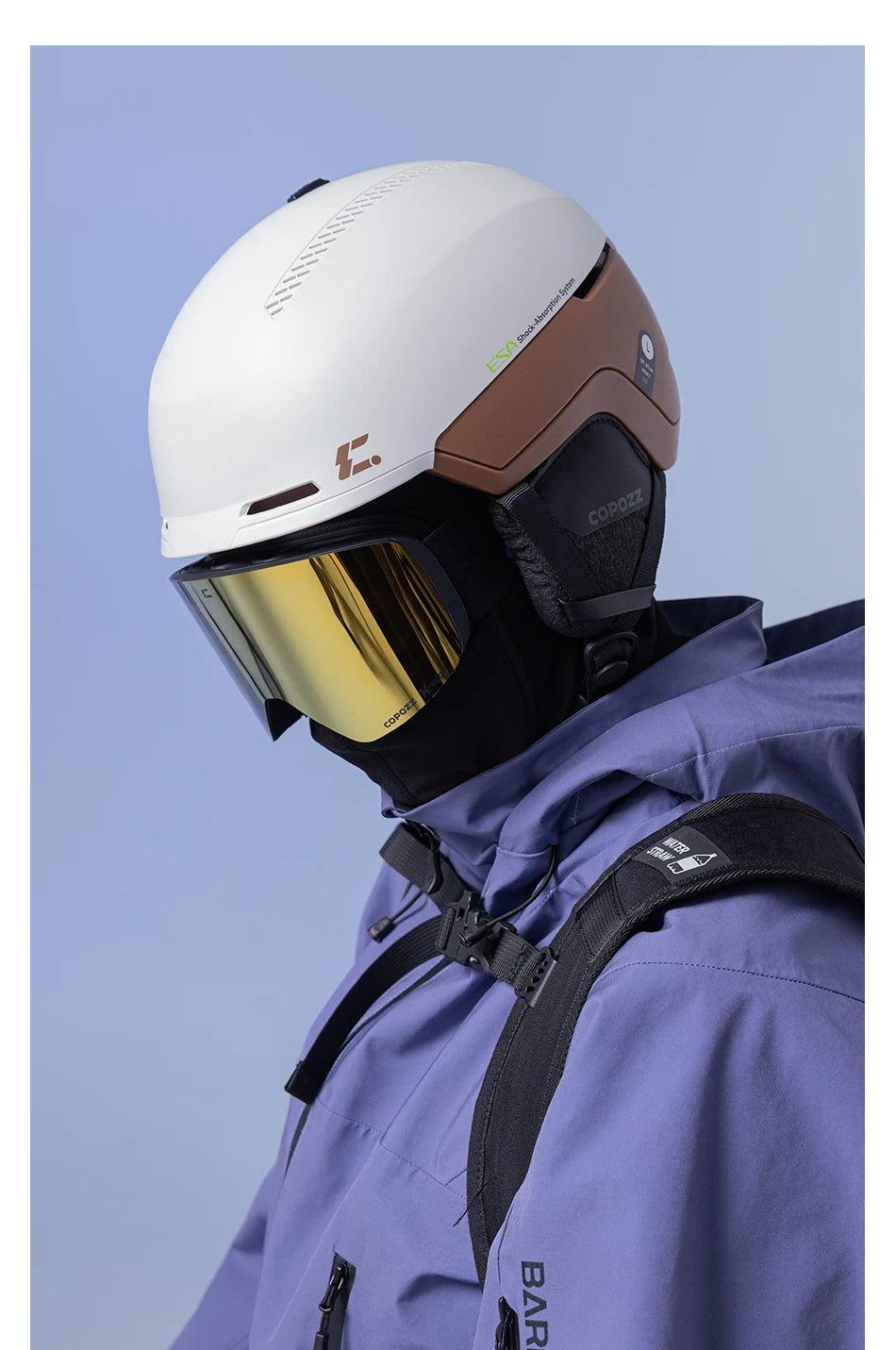 COPOZZ Winter Adult Ski Helmet Outdoor Anti-impact REECCO Positioning Rescue System Breathable Women Men Ski Safety Helmet