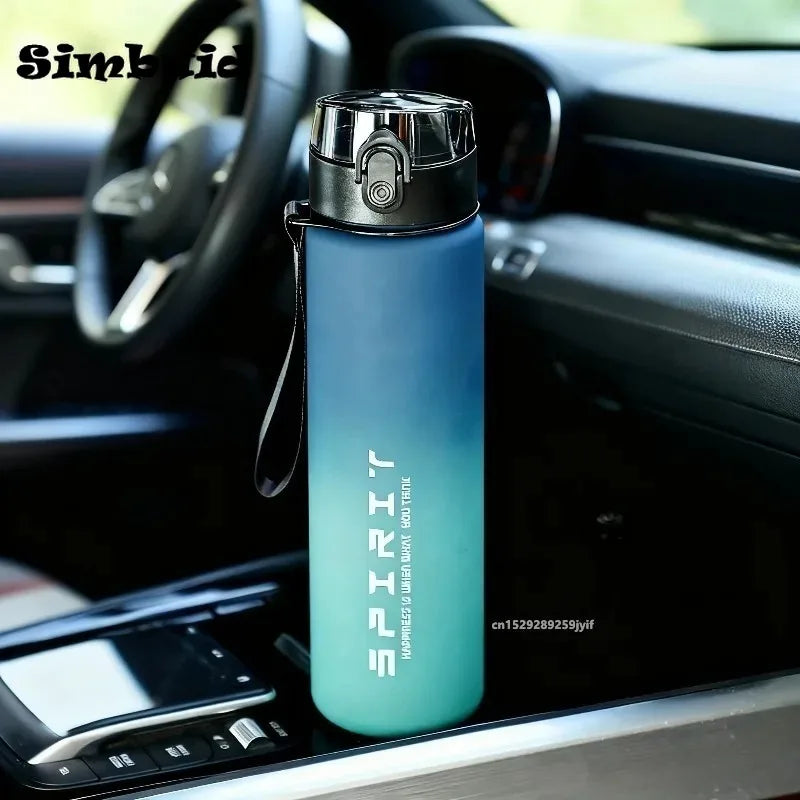 800ML/1000ML Sports Water Bottle 1L Large Capacity Men Women Summer Portable Plastic Bottle for Outdoor Travel Fitness Drinkware