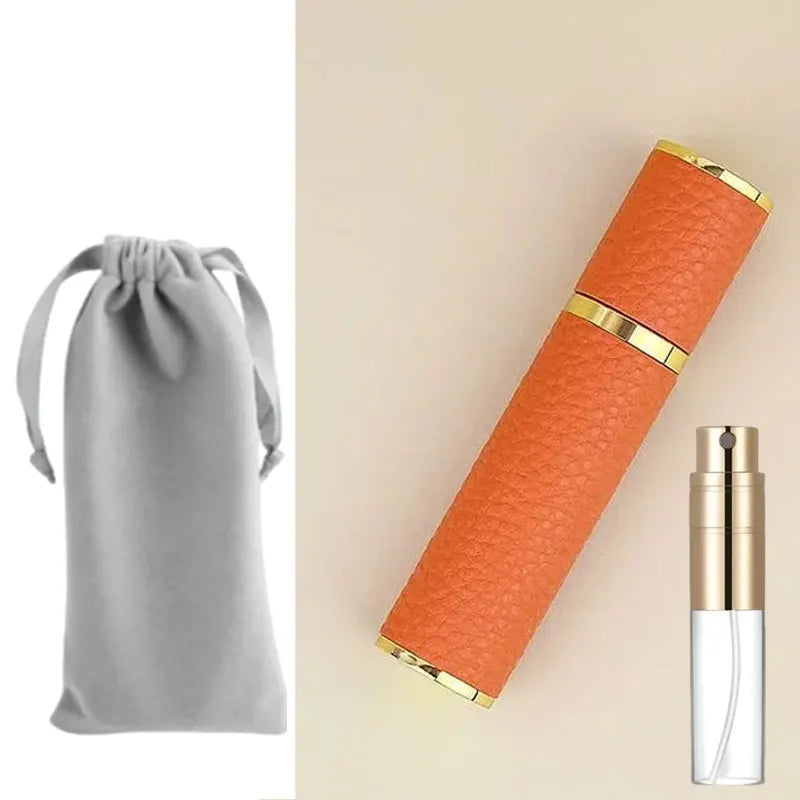 10ml Crocodile Luxury Leather Glass Perfume Spray Bottle Mini Refillable Perfume Atomizer Portable Empty Traveling Refill Bottle