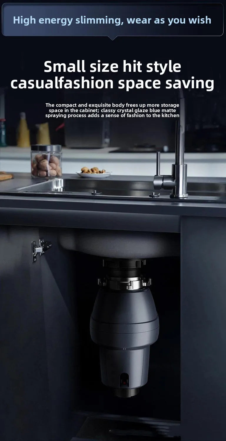 Garbage processor kitchen grinder household  sink fully automatic bone vegetable leaf kitchen waste machine remote control