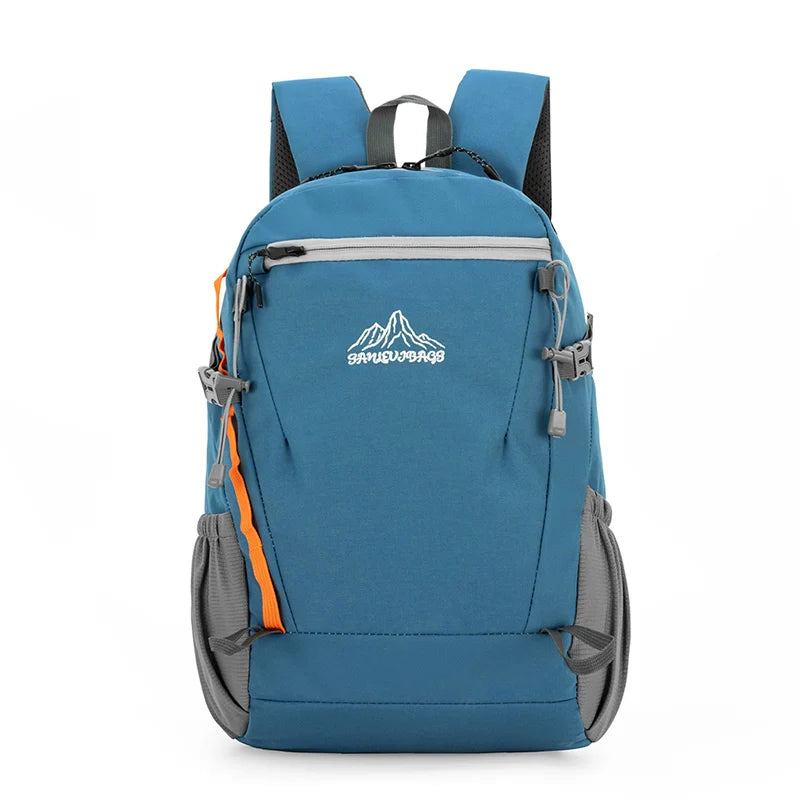 Outdoor Hiking Mountaineering Bag for Women, Lightweight Waterproof Ultra-Light Small Backpack 22 Liters Travel Climbing Lightweight Backpack for Junior High School Students and College Students