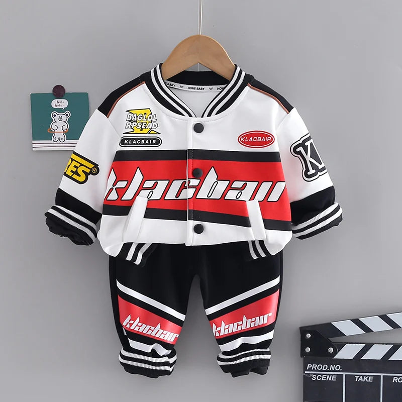 New Spring Autumn Children Girls Outfits Baby Clothes Boys Sports Jacket Pants 2Pcs/Sets Toddler Casual Costume Kids Tracksuits