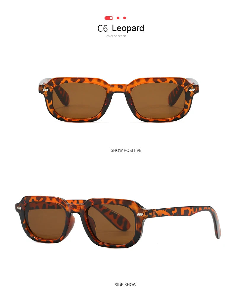Classic Small Square Sun Glasses Women Men High Quality Sunglasses Travel Driving Candy Color Shades UV Protective Glasses