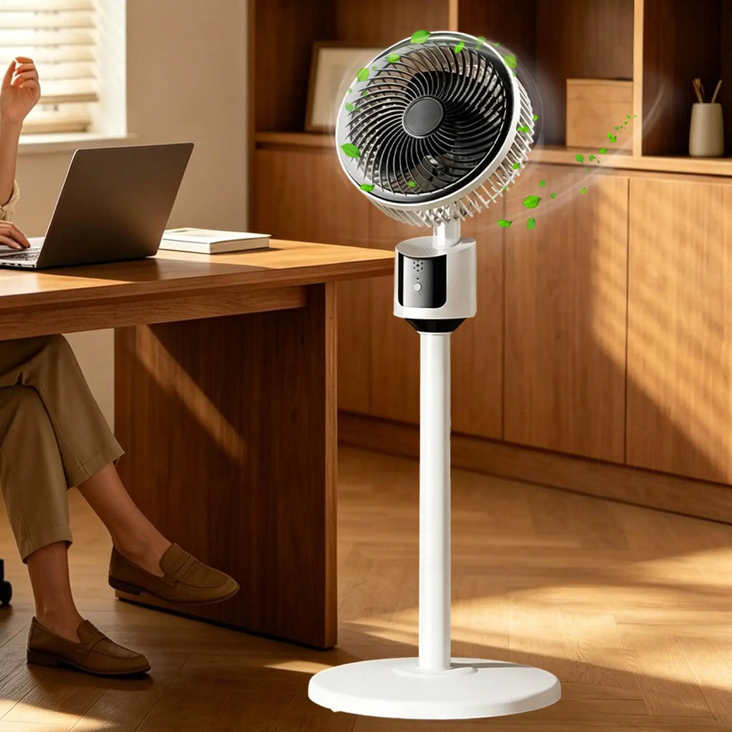 Air Circulator Fan Long-Distance Oscillating Floor Fan Floor Standing Desk Fan house air circulator USB interface silent fan
