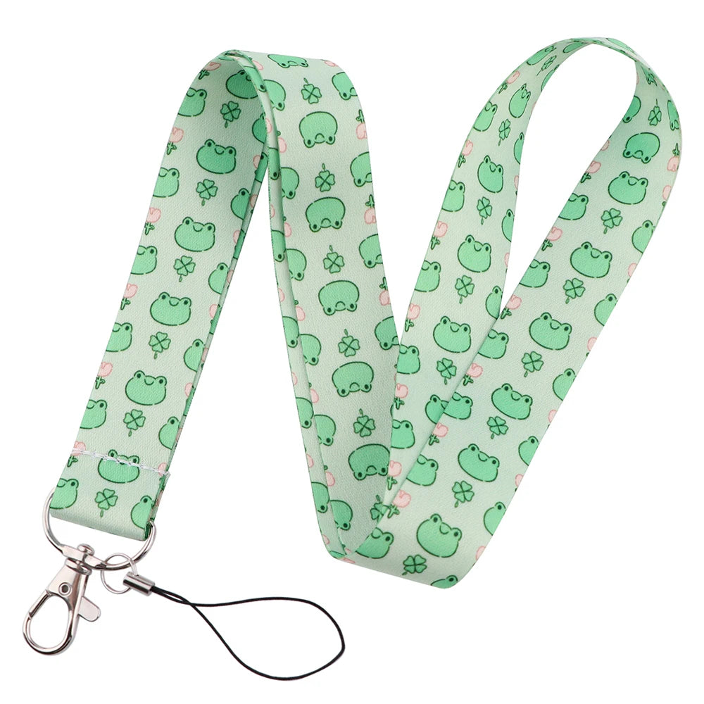 100 Designs Cute Art Lanyard for Keys Chain Badge Holder ID Credit Card Pass Hang Rope Lariat Mobile Phone Charm Accessories