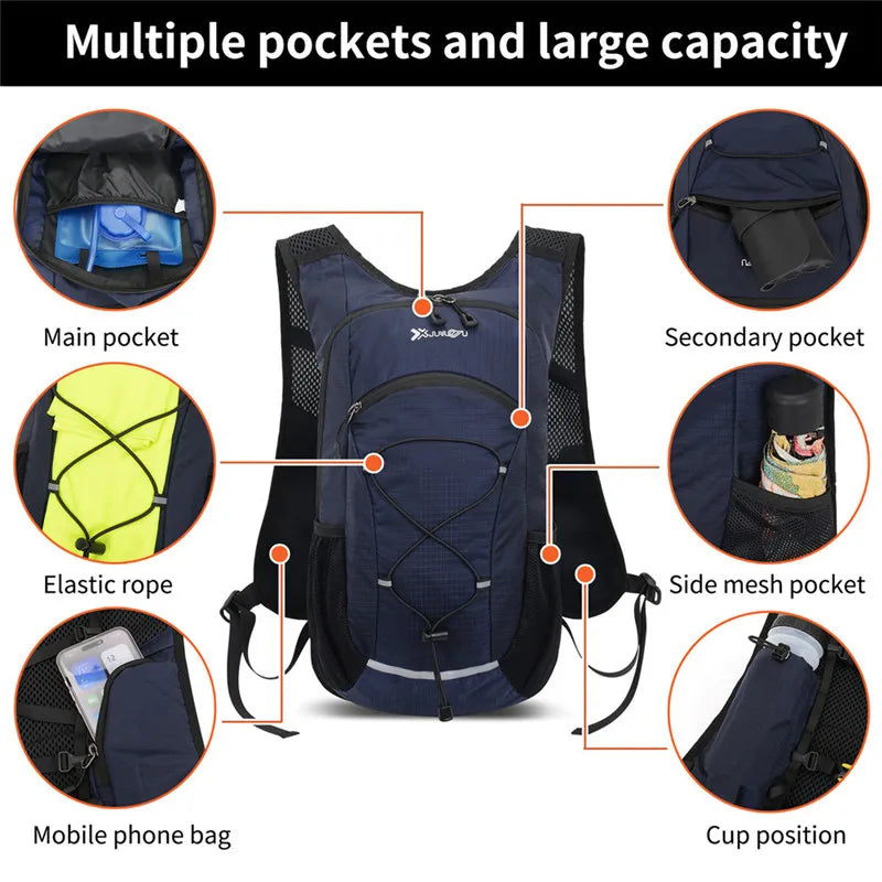 Hiking Backpack 18L Ultralight Travel Bag for Men Women Large Capacity Outdoor Sports Camping Climbing Hiking Cycling Backpack