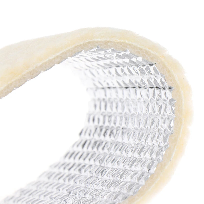 1 Pair Of Aluminum Foil Lamb Wool Insoles For Winter Warm Moisture-Proof Soft Sweat-Absorbing Breathable Plus Velvet Insoles