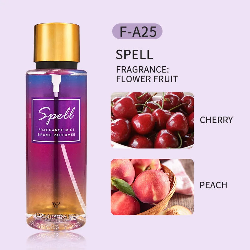Women Victoria Perfume Lasting Charm Spray Vanilla Coconut Mixed Sandalwood Secret Spray Fragrance Flower Fruit Airfresh Perfume