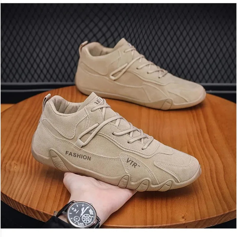 Outdoor walking flats skateboard sneakers men shoes breathable non slip work shoes for male fashion sneakers