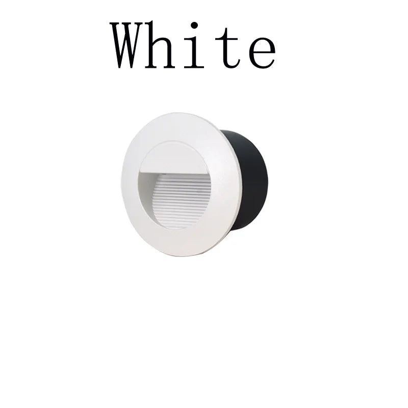 LED Stair Light 3W 5W Recessed LED Step Lamp Pathway Wall Corner Lamps AC85-265V Wall Light DC12V Outdoor Waterproof IP65