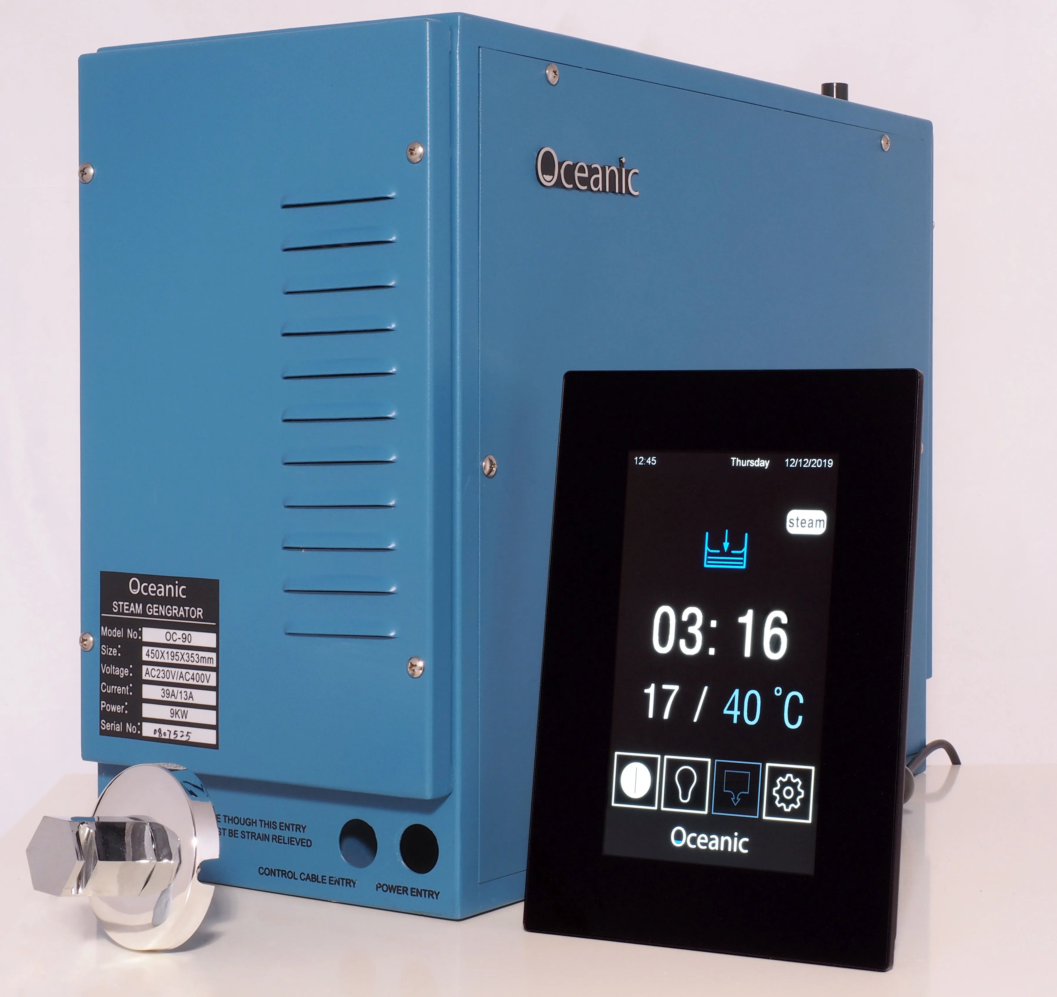Marine steam generator with digital controller 3kw bathroom steam generator with digital controller