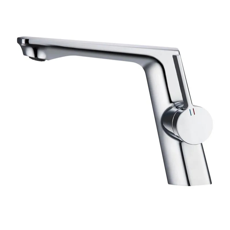 Modern Bathroom Sink Faucet Brass white or brushed gold gray Single Handle Deck Mounted Wash Basin Water Tap Hot And Cold Mixer