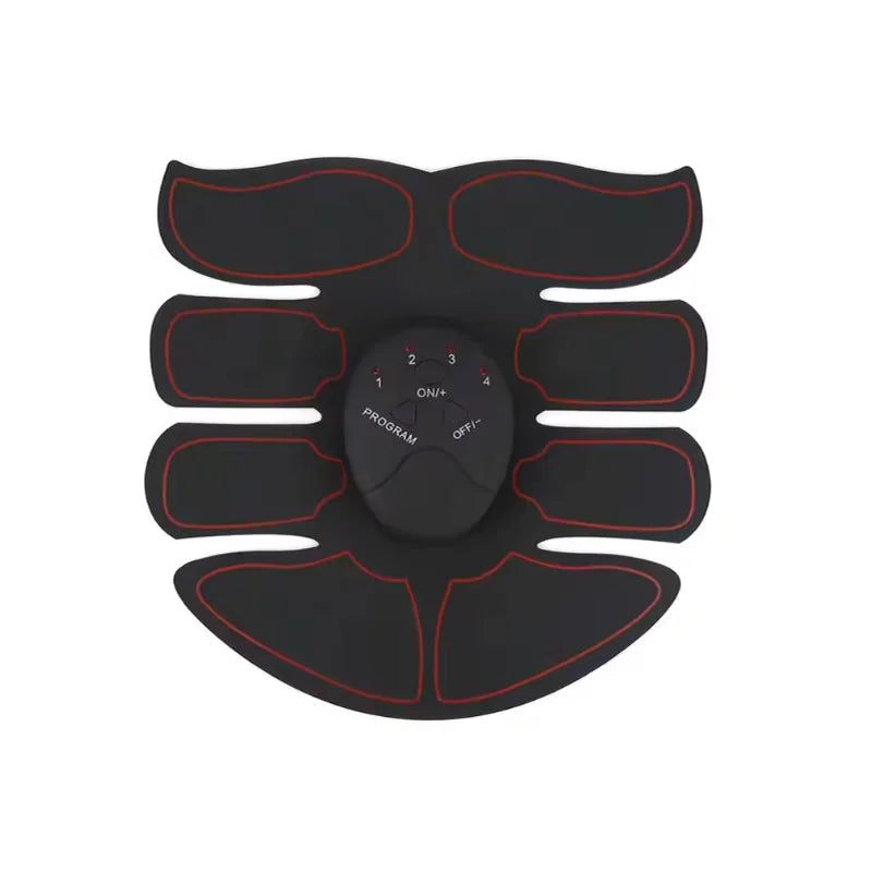 Portable Rechargeable EMS Muscle Stimulator Smart Electric Fitness Abdominal Training Stickers Body Shaping Slimming Massager