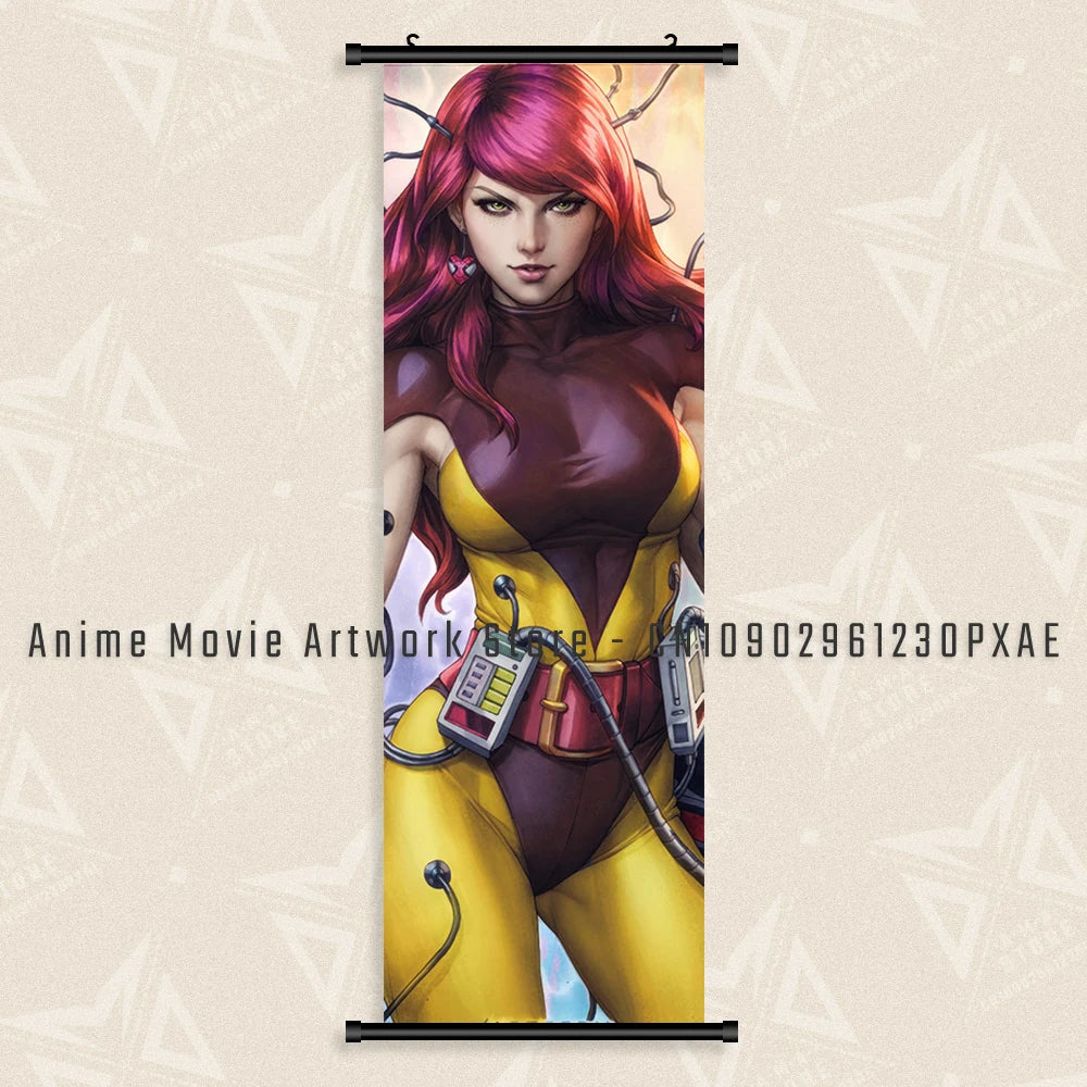Marvel X-Men Phoenix Character Home Decor Anime Superhero Wall Art Hanging Painting Canvas Print Scrolls Picture Movie Poster