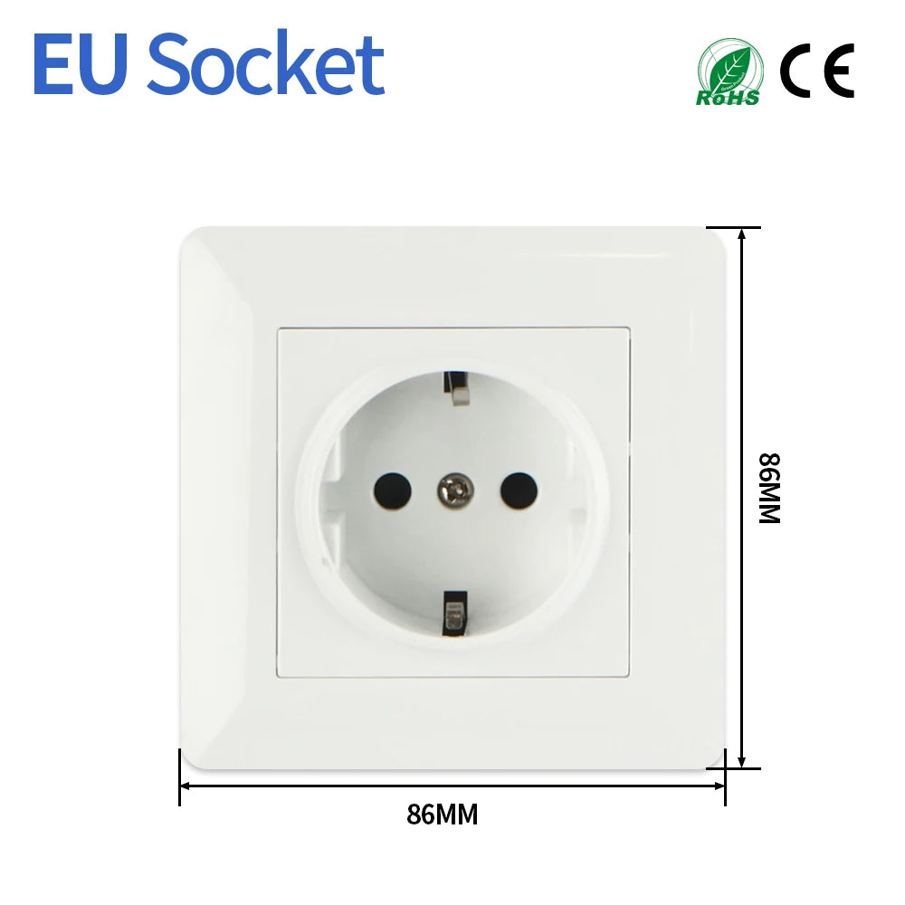 GTRIC Waterproof Outdoor Plug Electrical Sockets 250V AC IP66 DustProof Waterproof Socket With Switch Outside Master Plug