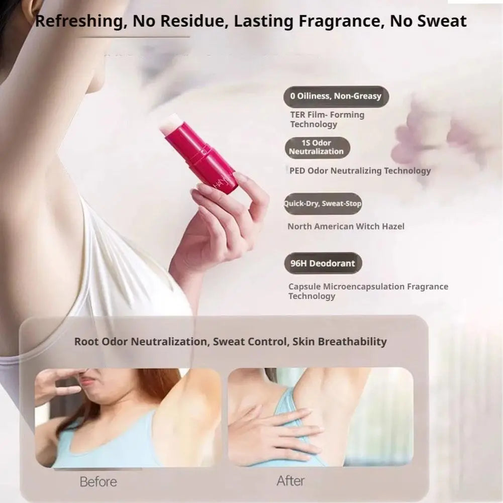 1pcs Antiperspirant Deodorant Under The Armpit Solid Perfume Cream Lasting Fragrance And Reducing Odor Antiperspirant Stick 7g