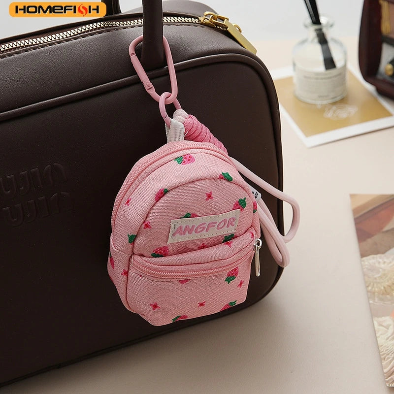 HOMEFISH Women's Bag Pendants Lipstick Earphones Mini Storage Bag Trendy Versatile Bag Accessories Multifunctional Coin Purses