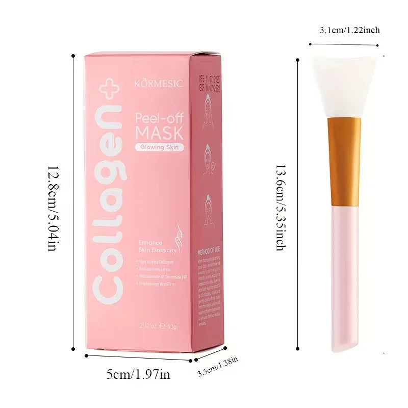 60g Deep Collagen Mask Peel Off Mask Face Anti Wrinkle Lifting Skin Care Masks Bio Pack Night Wrapping Woman Overnight Skin