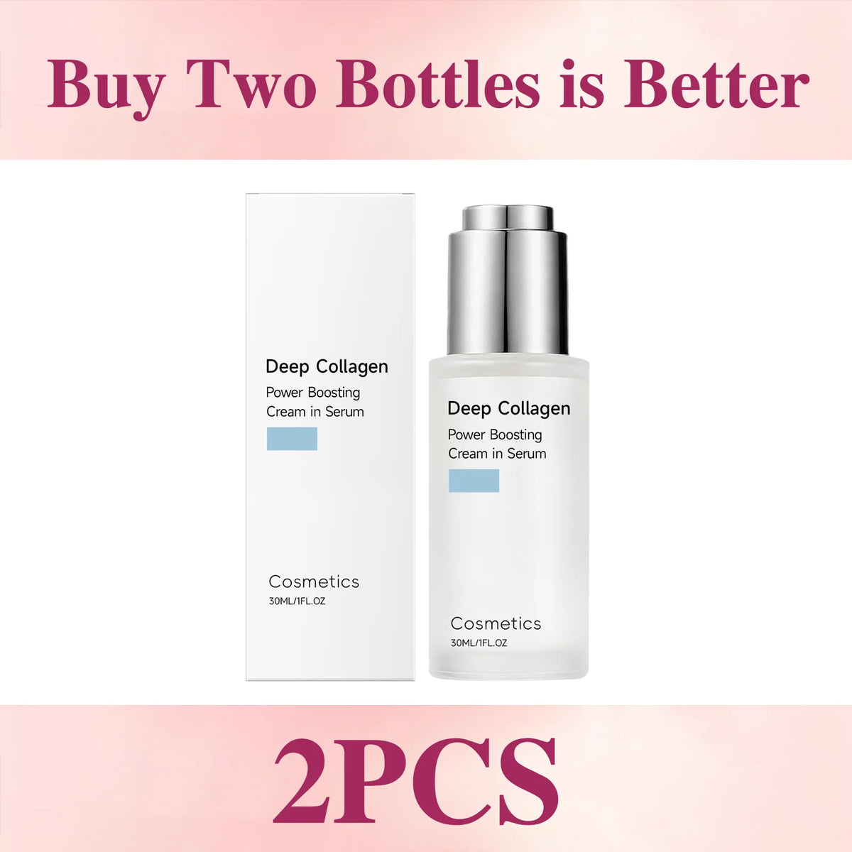 Deep Collagen Serum Lifting Facial Rejuvenation Enhanced Skin Elasticity Lightweight Gentle Pore Refining Facial Skin Care Serum