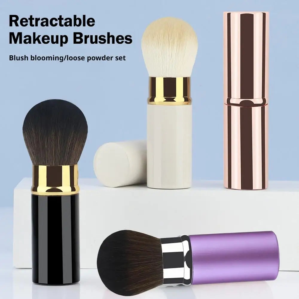 Professional Makeup Brushes Retractable Blusher Powder Foundation Face Concealer Kabuki Makeup Brush Cosmetic Tools ﻿