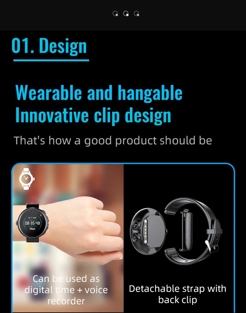 Mini Cam Sports Watch 1080P HD 3in1 Camera Wearable Camera Portable Sports DV Bracelet Camera Voice Recorder Hidden TF Card
