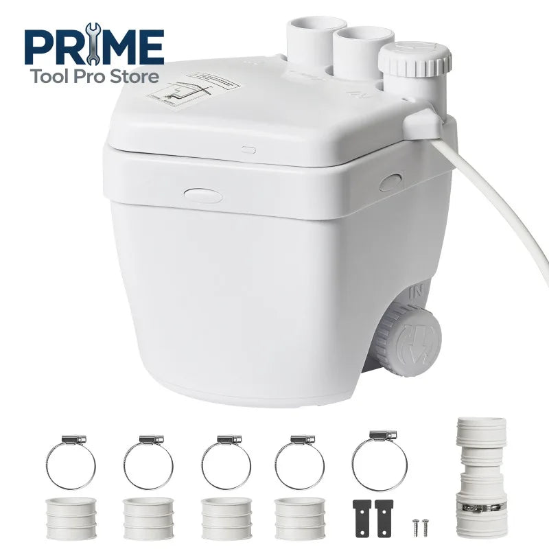 Utility Sink Pump 1/3 120V 1750 GPH Flow 18 ft Head Under-Sink Sump Pump System Utility/Laundry Sink Pump